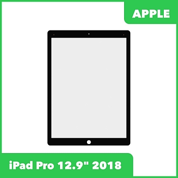 Стекло для переклейки Apple iPad Pro 12.9 2018, черный
