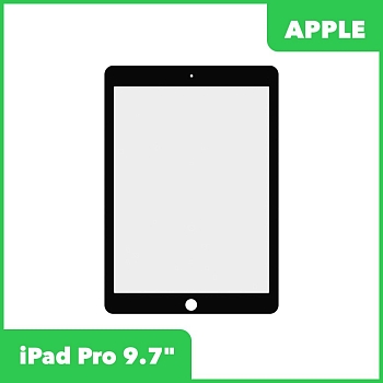 Стекло + OCA пленка для переклейки Apple iPad Pro 9.7, черный