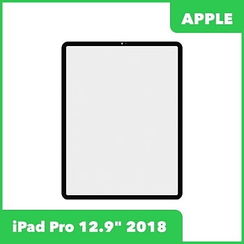 Стекло + OCA пленка для переклейки Apple iPad Pro 12.9 2018, черный