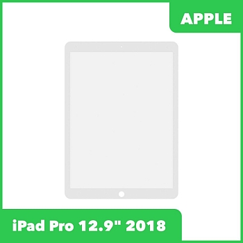 Стекло для переклейки Apple iPad Pro 12.9 2018, белый